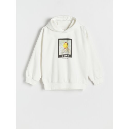 Reserved oversize pulover SmileyWorld® - ebenovina Cene