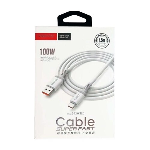 Tranyoo USB Kabl T-X20C Pro 100W USB-A na USB-C 1,5 m brzo punjenje Cene
