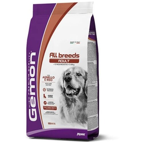 Monge gemon dog adult jagnjetina i pirinač 15 kg – hrana za pse Cene