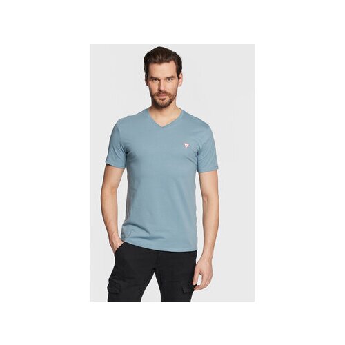Guess Majica Core M2YI32 J1311 Modra Slim Fit Slike