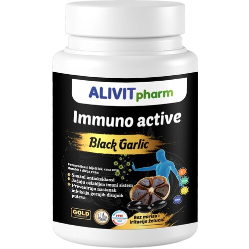 Alivit black garlic immuno active, 90 kapsula Cene