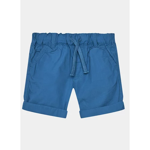 United Colors Of Benetton Kratke hlače iz tkanine 4AC7G900O Modra Regular Fit