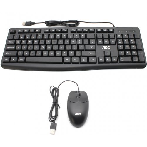 AOC KM151 crni komplet tastatura+miš Slike