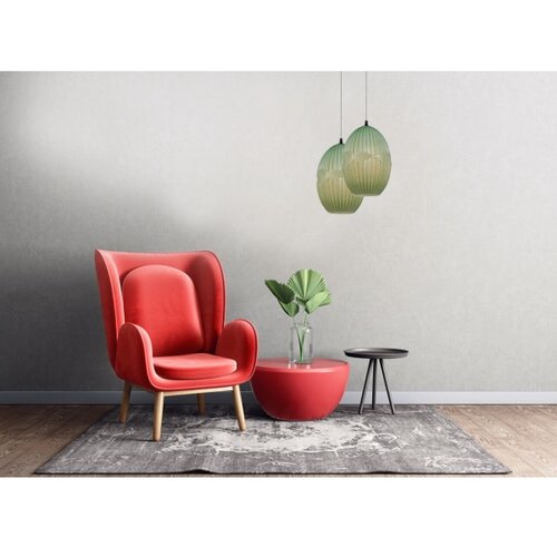 Klausen 111031 - Visilica na sajli ELLIPTIC 1xE27/11W/230V zelena Slike