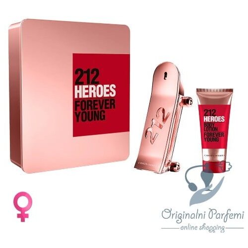Carolina Herrera ženski 212 Heroes Forever Young Set Cene