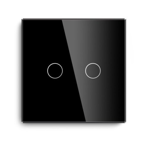 Exeshop wi-fi pametni prekidač 2g tuya crni (WiFi touch switch) ( ss005 ) Cene