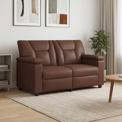 SOFA Smeđa 151 x 85 x 93 cm Umjetna koža Slike