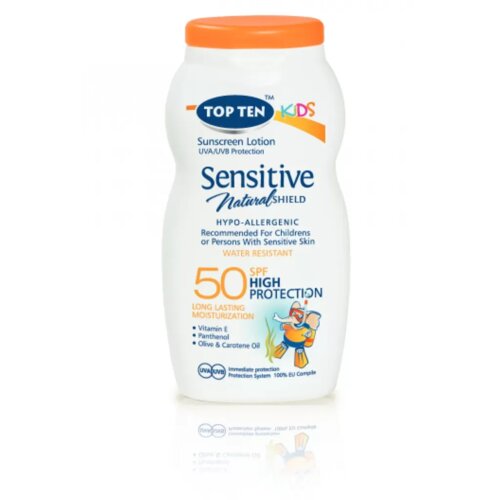 Top Ten Losion za sunčanje za decu Sensitive Spf50, 200ml Slike