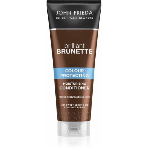 John Frieda Brilliant Brunette Colour Protecting zaščitni in vlažilni šampon za rjave lase 250 ml