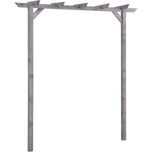  Vrtna pergola siva 200 x 40 x 205 cm od impregnirane borovine Cijene