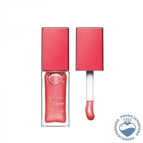 Clarins Lip Comfort Oil Shimmer (06 Pop Coral) 7ml Slike