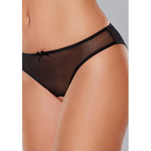 Allure Sexy gaćice Open Panty Mesh, Crne Slike
