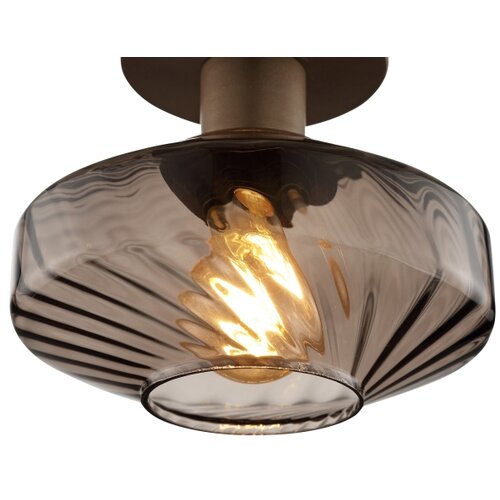 Brilliant stropno svetlo lyn 1xE27/20W/230V prečnik 28 cm braon/zadimljeno braon Slike