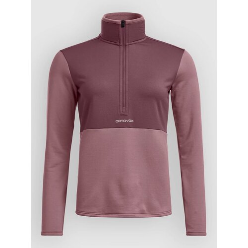 Ortovox Light Zip Neck Jakna iz flisa dusk rose Slike