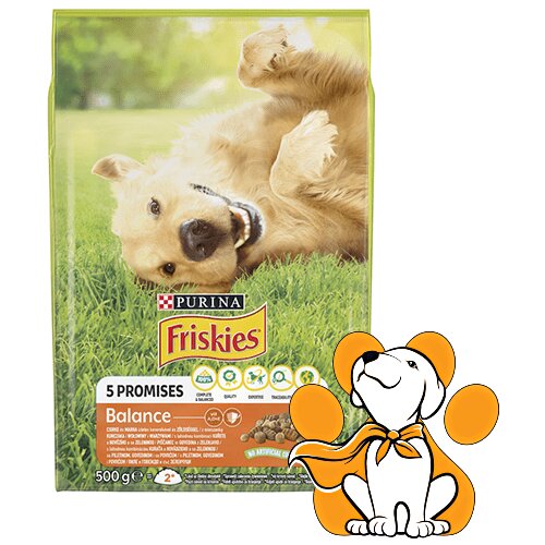 Purina Friskies balance 500g Sa Piletinom i Povr em za Umereno Aktivne Pse ePonuda