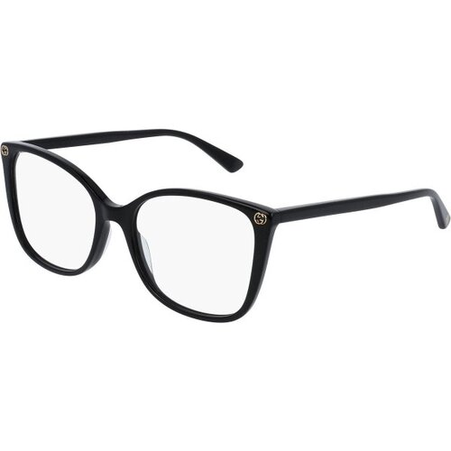 Gucci GG0026O 001 M (53) Črna/Kristalna Slike