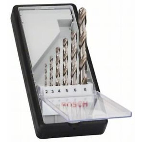 Bosch SVEDER HSS BRUŠEN DIN 338 6-DELNI KOMPLET SVEDROV HSS-G 135° 2-8 MM Cene