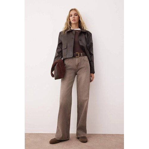 TRENDYOLMILLA ženski pantalone model Twoaw26Je00124, kamel-braon Cene
