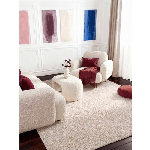 Ted Baker Kremno bela ročno tkana boucl&amp;eacute; preproga 160x230 cm Notting Hill Portobello &amp;ndash; Slike