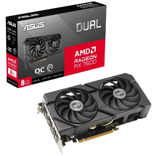 Asus VGA DUAL-RX7600-O8G-EVO 8GB GDDR6,... Slike