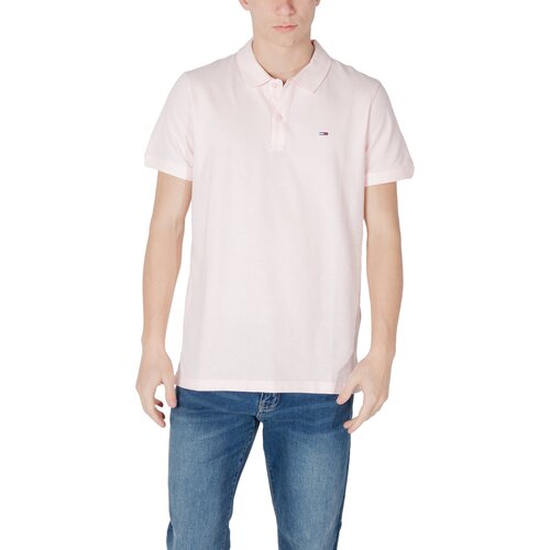 Tommy Hilfiger Polo majice kratki rokavi TJM PLACKET DM0DM20676 Rožnata Cene