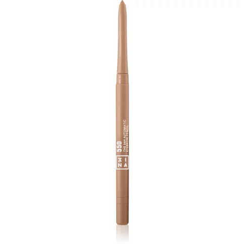 3INA The 24H Automatic Eyebrow Pencil svinčnik za obrvi vodoodporna odtenek 550 Blonde 0,28 g