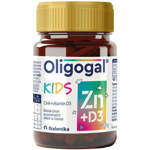 Galenika a.d. Beograd Oligogal® kids Zn+D3, tablete za žvakanje Cene