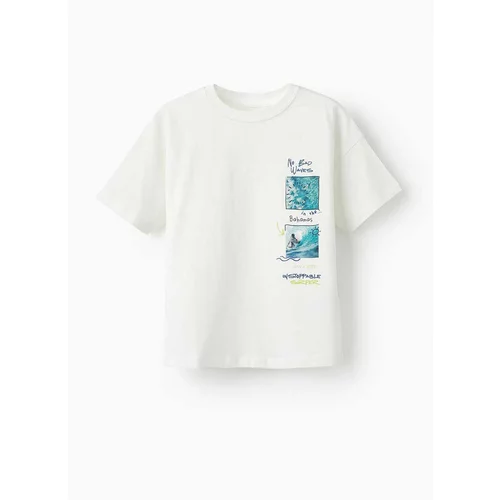 Zippy Dječja pamučna majica kratkih rukava boja: bijela, s tiskom