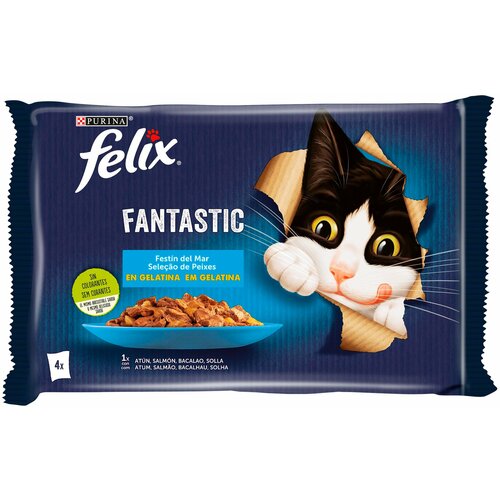 Felix sos za mačke sa lososom 85g 4/1 Slike