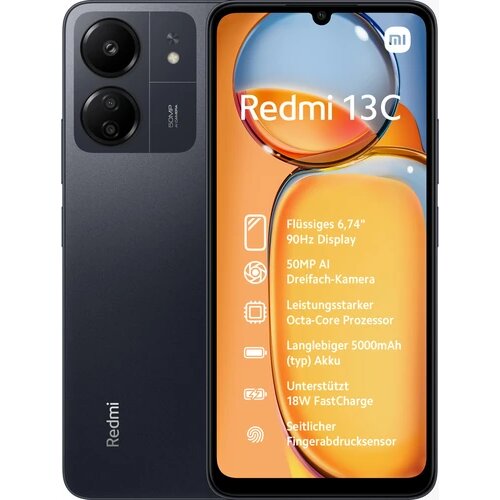 Redmi Mobilni telefon Xiaomi 13C 4/128 Midnight Black Cene