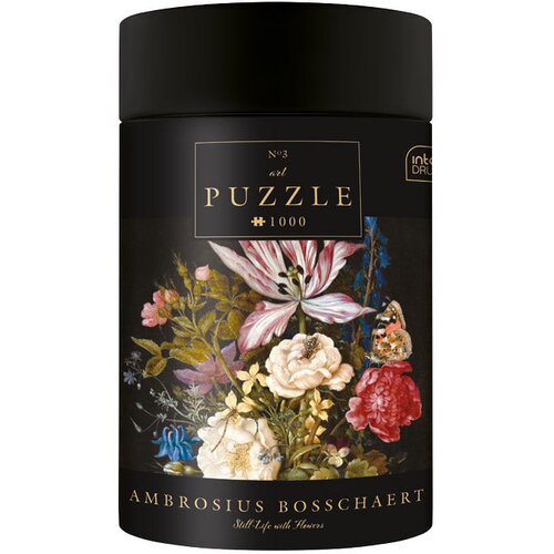 Puzzle 1000 KOM TUBA ART.3 AMBROSIUS BOSSCHAERT "STILL-LIFE WITH FLOWERS" INTERDRUK Cijene