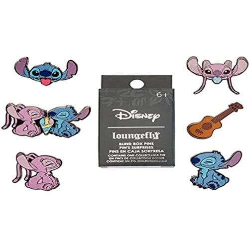Funko Loungefly Disney Stitch in Angel Blind Box zatiči - Stitch - Lilo in Stitch - Blind Box Emajl zatiči - Simpatična zbiralna bro&amp;scaron;ka - za nahrbtnike in torbe - Ideja za darilo - uradno blagovno, (21241444) Slike
