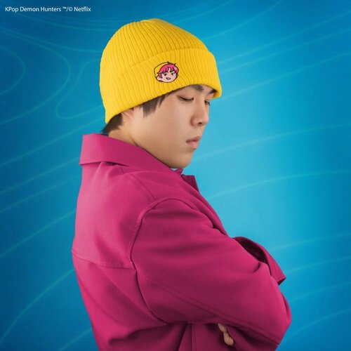 Cinereplicas KPop Demon Hunters zimska kapa Abby Slike
