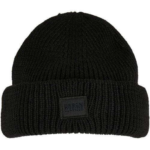 Urban Classics Knitted wool hat black Cene