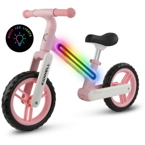Kidwell Suno dječji bicikl bez pedala s led rasvjetom, pink Cijene