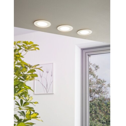 Eglo fueva-a ugradbena led, 5w, prom 120, sa daljinskim dimabilna, bijela Slike