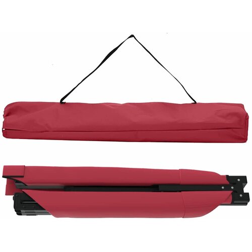  Sklopivi kamperski krevet Crvena 193 x 69 x 45 cm Slike