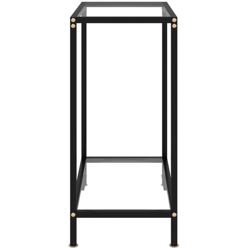  Konzolni stol prozirni 60 x 35 x 75 cm od kaljenog stakla Slike