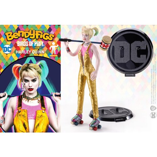 The Noble Collection dc comics - figura - harley quinn, bendyfig Cene