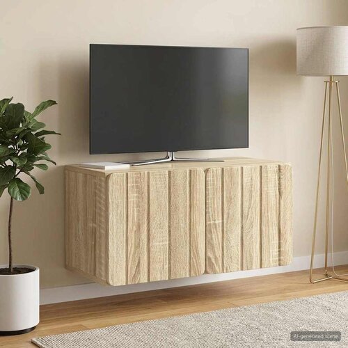 TV ormar za zid 59,5 x 31 x 30 cm Hrast sonoma Slike