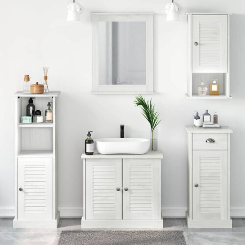 Set namje&scaron;taja za kupaonicu s ladicama VIGO 5 pcs Antič White Cijene