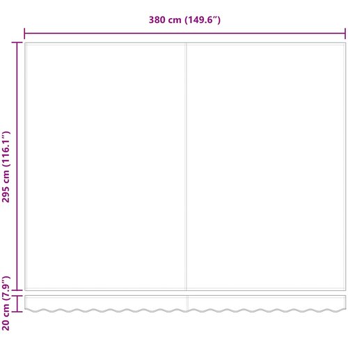  Električna retraktabilna tenda Bež 400 &amp;times; 300 cm Slike