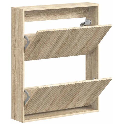  Ormar za cipele na zidu ARNHEM 71 x 17 x 86 cm Hrast sonoma - Hrast sonoma Slike