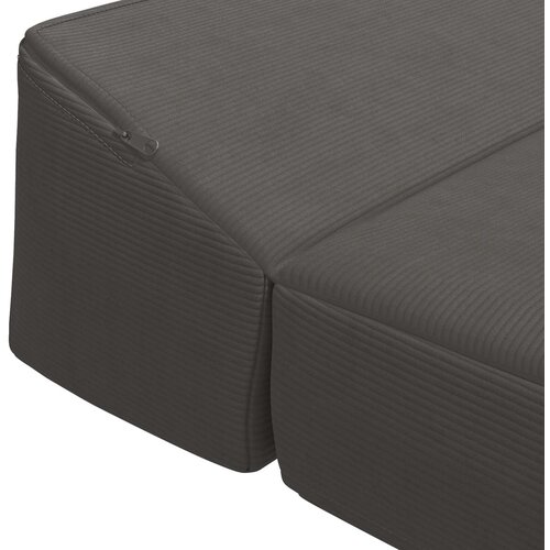 SOFA na razvlačenje Tamnosiva 200 x 70 x 10 cm Kordura tekstil Slike