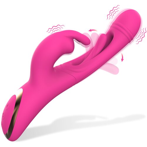 SuperLove 3in1 Flapping Rabbit G-Spot Vibrator Pink Cijene