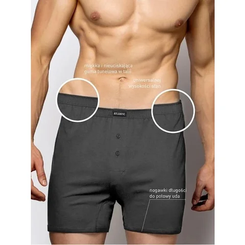 Atlantic Boxer shorts 2BMB-003 A'2 S-2XL graphite 089