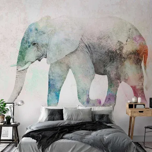  tapeta - Painted Elephant 400x280