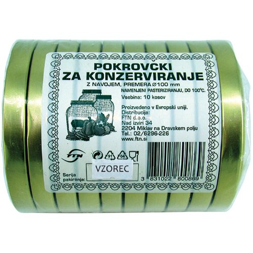  Poklopac (Zlatna, 10 Kom., Promjer: 10 cm) Slike
