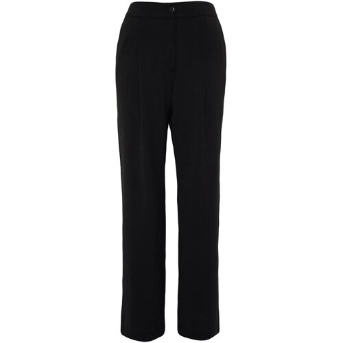 Trendyol Ženske pantalone Tbbss22Pl0448, Crne Cene