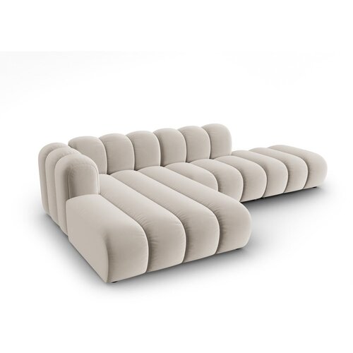 Micadoni Home Bež kotna sedežna garnitura (levi kot) Lupine &amp;ndash; Slike